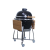 Keramiskais ogles grils – Kamado Costa grill Diamond Large 22″ black - Image 10