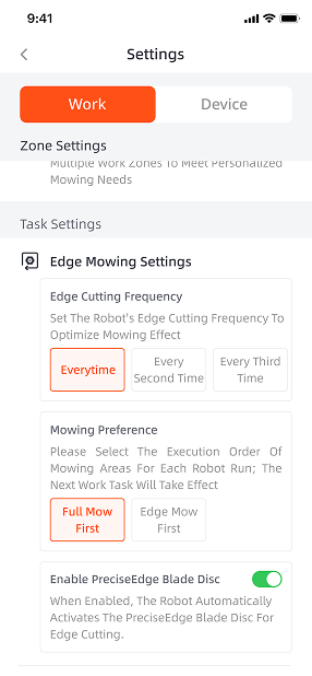 Precīza malu griešana