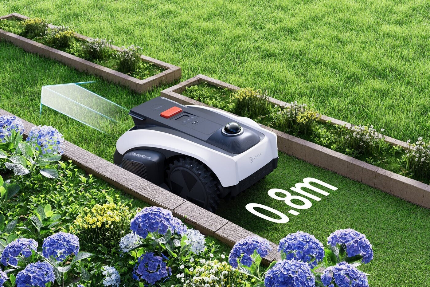 Ecovacs GOAT O1200 LiDAR PRO (01200)ar malu pļaušanas funkciju - Image 6