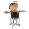Keramiskais ogles grils – Kamado Costa grill Diamond Large 22″ black - Image 3