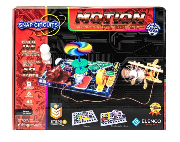 Snap Circuits Motion dažādu kustību eksperimentu komplekts